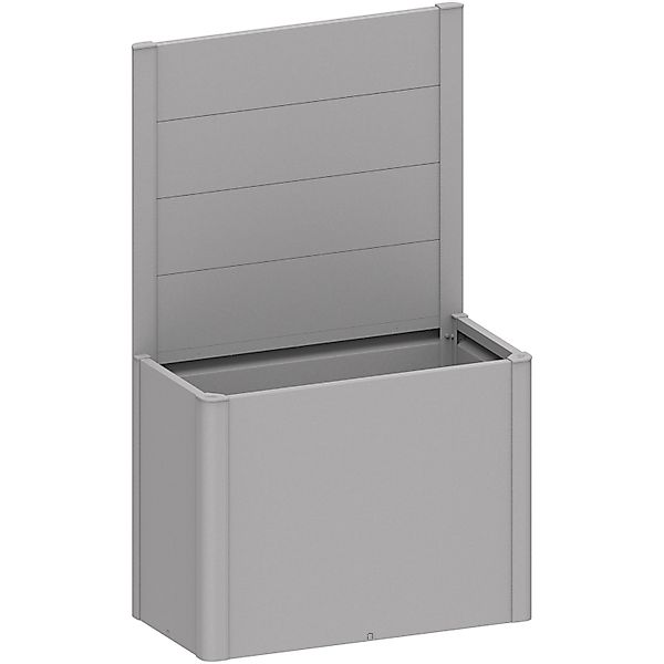 Biohort Sichtschutz Pflanzbeet Belvedere o. Acrylglas Gr. 100 Silber-Metall günstig online kaufen