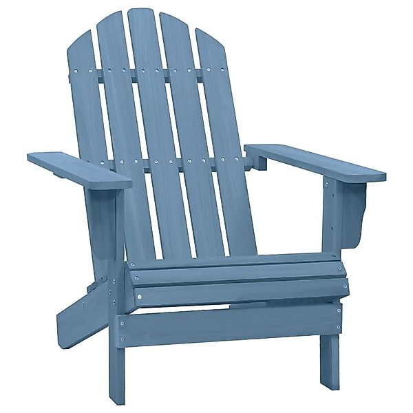 vidaXL Gartenstuhl Adirondack-Gartenstuhl Massivholz Tanne Blau günstig online kaufen