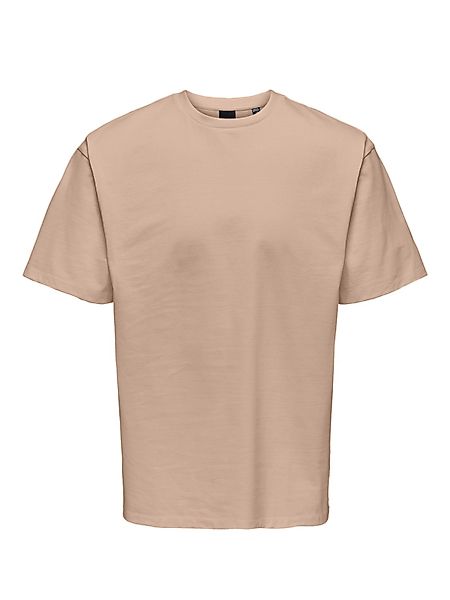 Only & Sons Herren Rundhals T-Shirt ONSFRED - Relaxed Fit günstig online kaufen