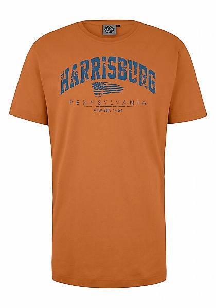 AHORN SPORTSWEAR T-Shirt "HARRISBURG ATLANTIC BLUE", mit modischem Frontpri günstig online kaufen