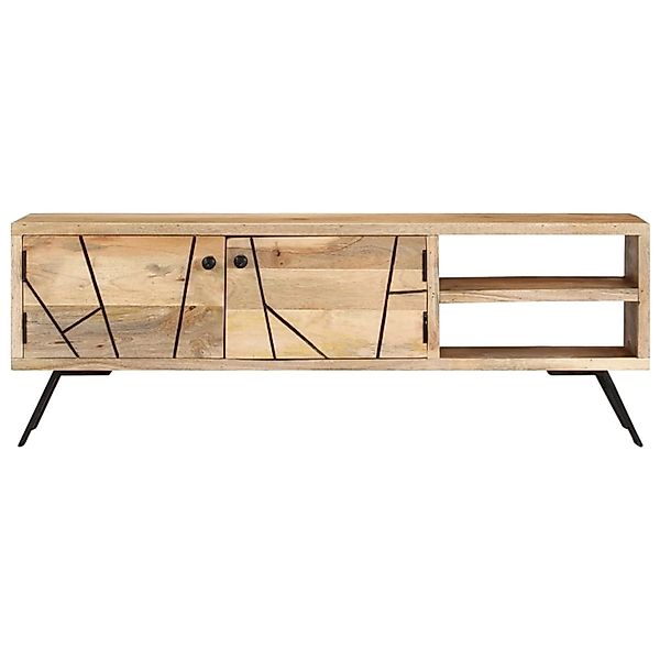 Tv-schrank 110x30x40 Cm Mango Massivholz günstig online kaufen
