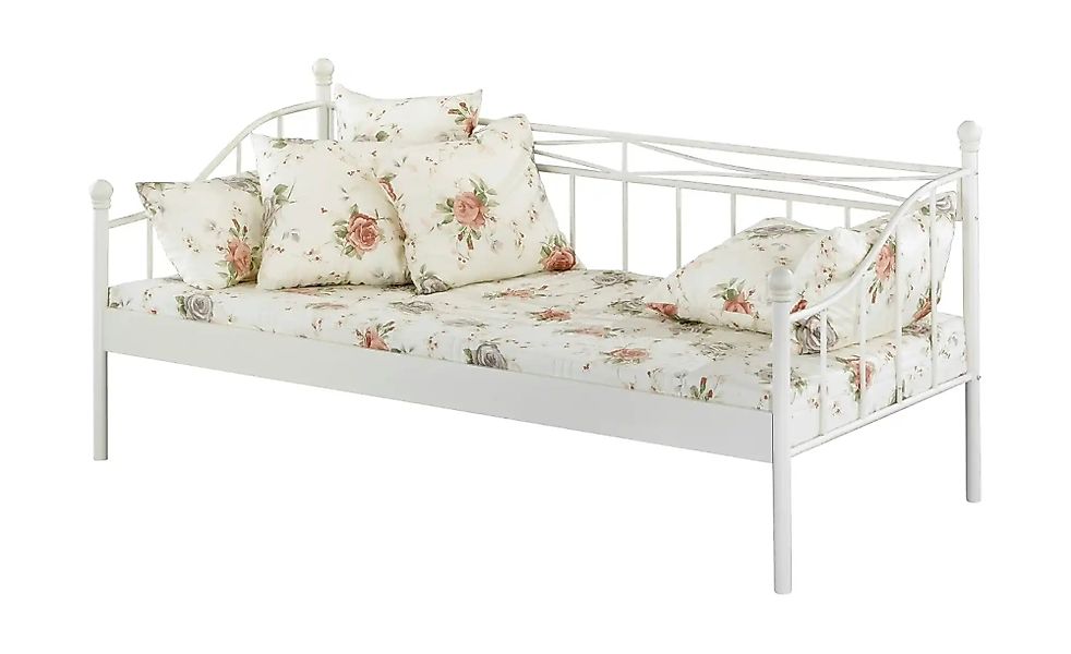 Metallbett-Gestell  Luisa ¦ weiß ¦ Maße (cm): B: 98 H: 92 Betten > Bettgest günstig online kaufen