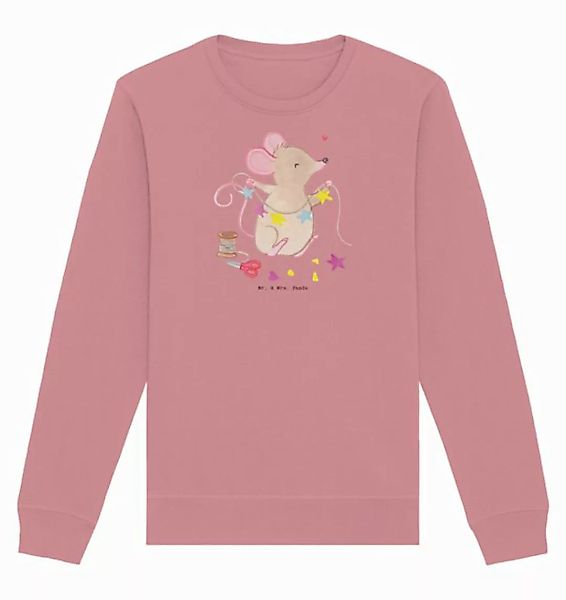 Mr. & Mrs. Panda Longpullover Größe L Maus Basteln - Canyon Pink - Geschenk günstig online kaufen