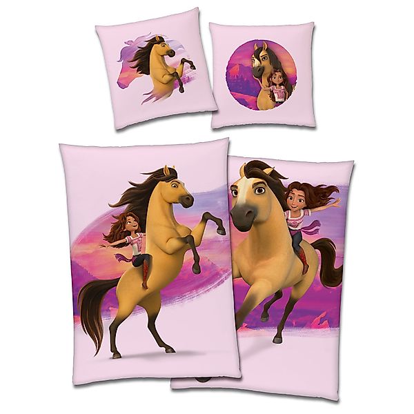 BERONAGE Kinderbettwäsche Spirit Untamed Bettwäsche Wild günstig online kaufen