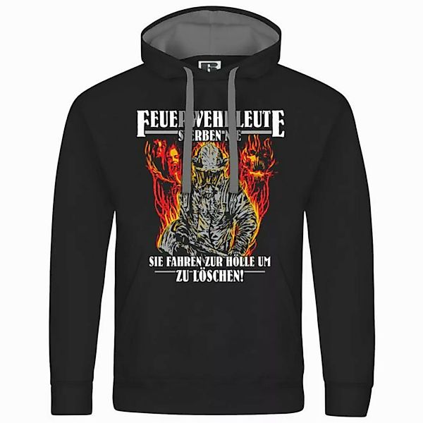 deinshirt Kapuzenpullover Herren Kapuzenpullover Feuerwehrleute sterben nie günstig online kaufen