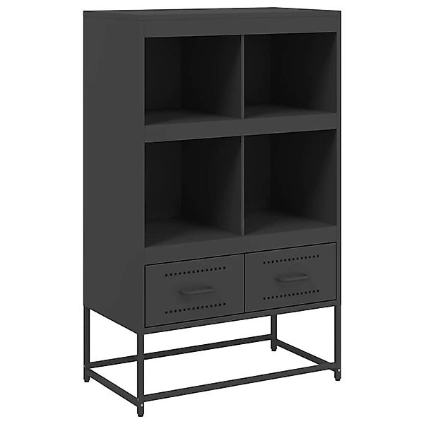 vidaXL Highboard Schwarz 68x39x111,5 cm Stahl 846602 günstig online kaufen