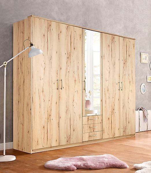 priess Kleiderschrank "Husum" mit dekorativen Kranz, wahlweise mit Schubkäs günstig online kaufen