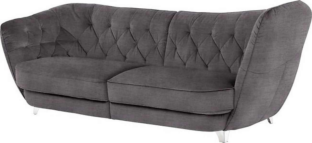 Leonique Big-Sofa Retro, stylischer Hochlehner günstig online kaufen