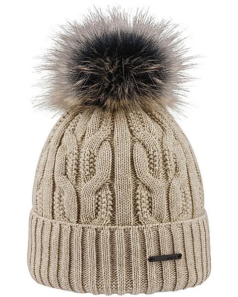 Areco Strickmütze Damen Bommelmütze günstig online kaufen