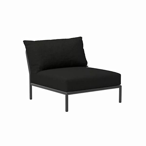 Lounge Sessel Level 2 textil schwarz / Extra weiche Rückenlehne - Houe - Sc günstig online kaufen