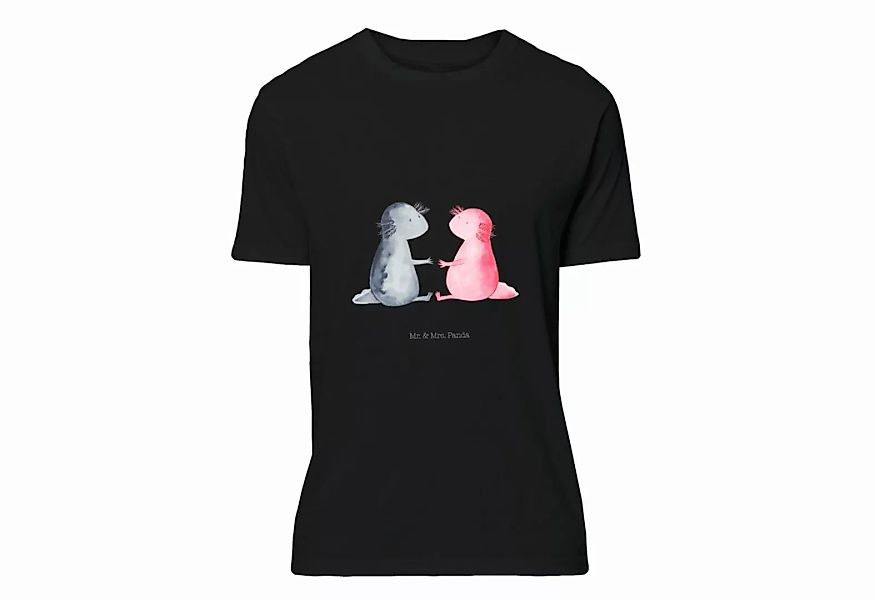 Mr. & Mrs. Panda T-Shirt Axolotl Liebe - Schwarz - Geschenk, Lurch, Nachthe günstig online kaufen