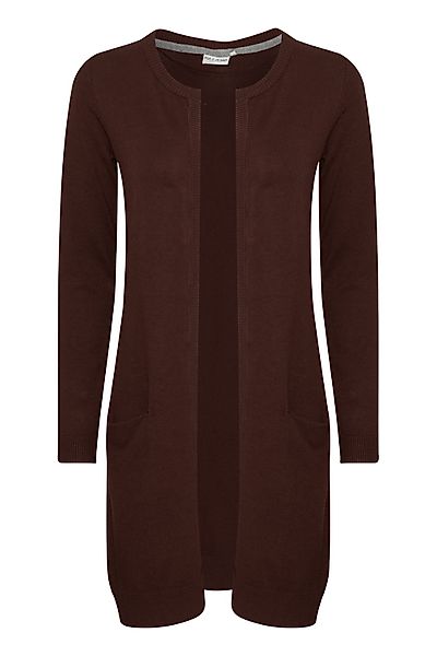 Pulz Jeans Strickjacke PZSARA Lange Strickjacke mit Tacshen günstig online kaufen