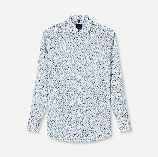 OLYMP Langarmhemd "Luxor" Businesshemd, New-Kentkragen, floraler Print, mod günstig online kaufen