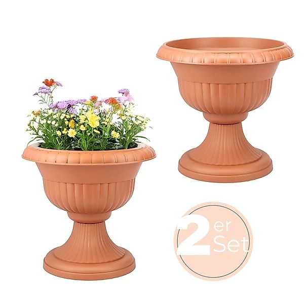 GarPet Blumentopf 2er Set Blumentopf mit günstig online kaufen