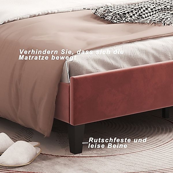 OKWISH Bett Gästebett, Polsterbett Doppelbett 140 günstig online kaufen