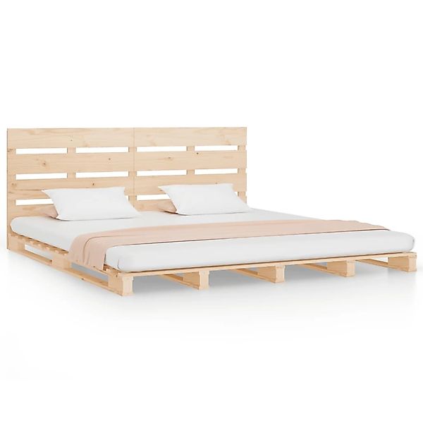 vidaXL Massivholzbett 180x200 cm Kiefer 6FT Super King1350468 günstig online kaufen