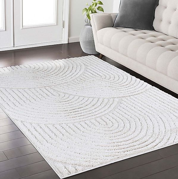 TaraCarpet Designteppich Designerteppich Tokio hoch-tief Struktur günstig online kaufen