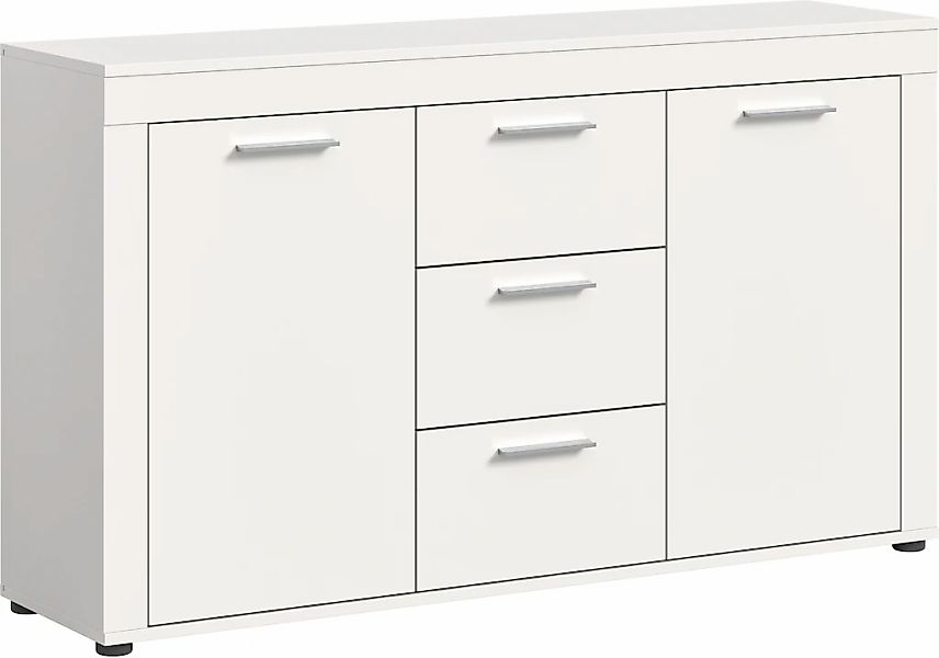 Home affaire Sideboard "Aosta, Breite 125 cm, in verschiedenen Farbausführu günstig online kaufen