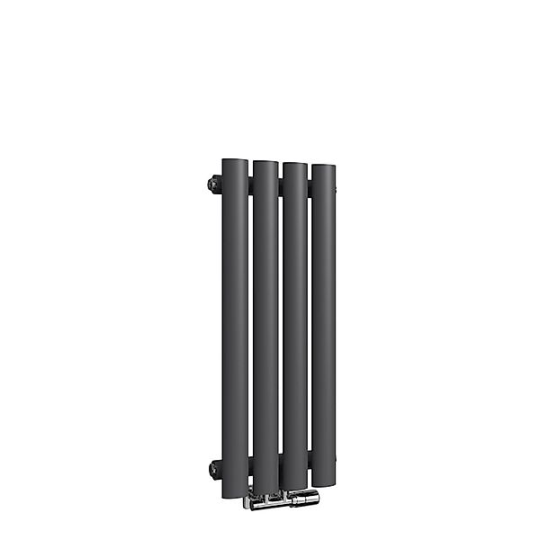 EMKE Designheizkörper Oval Paneelheizkörper Schwarz/Weiß Breite: günstig online kaufen