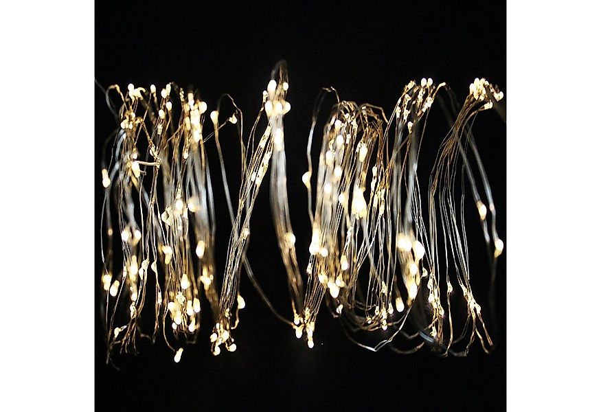 Mojawo Lichtervorhang 400er Micro LED Schweif-Kette Lichterkette Innen/Auße günstig online kaufen