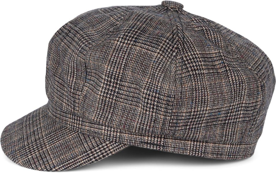 styleBREAKER Ballonmütze Bakerboy Schiebermütze Glencheck Karo günstig online kaufen