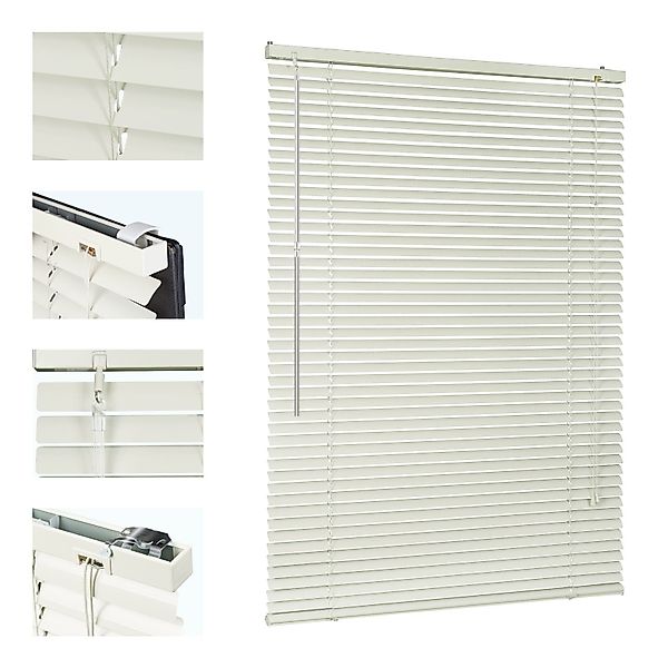 Sekey Jalousie Aluminium-Jalousie ohne Bohren, Klemmfix-Jalousie günstig online kaufen