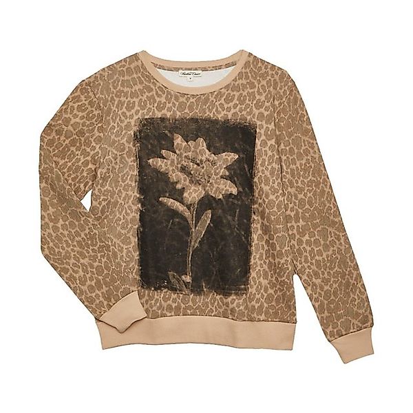 vronikaa Trachtenshirt Damen Sweatshirt Leo-Print mit Edelweiß – Oversize P günstig online kaufen