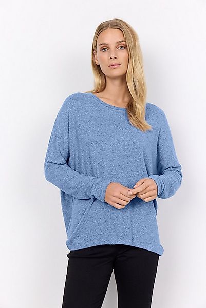 soyaconcept Rundhalsshirt SC-BIARA 1 bequemer Pullover, elastische Viskose- günstig online kaufen
