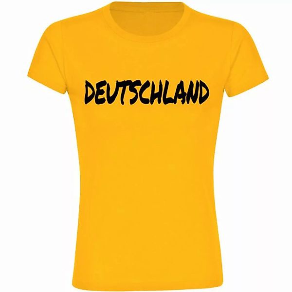 multifanshop T-Shirt Damen Deutschland - Textmarker - Frauen günstig online kaufen