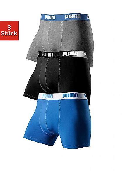 PUMA Boxer, 3er-Packer Packung, mit Marken-Logo im Bund günstig online kaufen