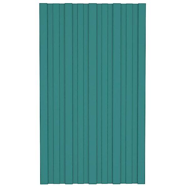 vidaXL Deckenplatten Dachpaneele 12 Stk. Verzinkter günstig online kaufen