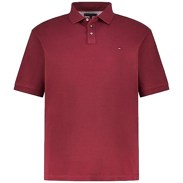 Tommy Hilfiger Poloshirt mit Stretch Farbe dunkelrot Größe: 5XL günstig online kaufen