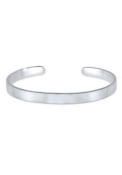 Kuzzoi Armreif Herren Basic Bangle Matt 925 Silber (kein Set) günstig online kaufen