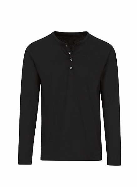 Trigema Longsleeve "TRIGEMA Langarmshirt mit Knopfleiste" 1 Stk. günstig online kaufen