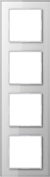 Jung Glasrahmen 4-fach aws waage/senkrecht AC 584 GL WW - AC584GLWW günstig online kaufen