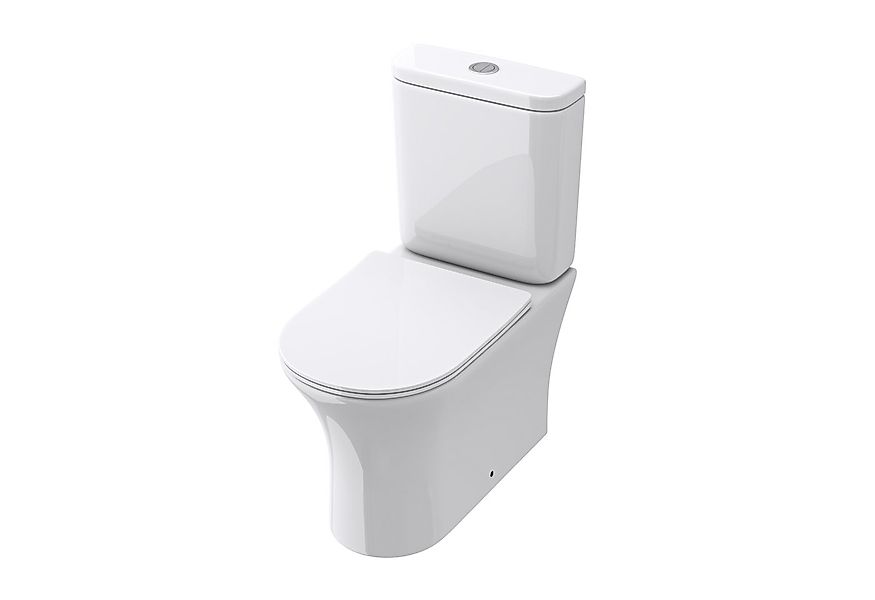 doporro Tiefspül-WC Stand-WC bodenstehend Design Toilette Silent-Close spül günstig online kaufen
