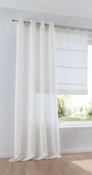 Kutti Raffrollo "Metis Leinen" mit Schlaufen freihängend einfarbig, blickdi günstig online kaufen