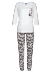 Vivance Dreams Pyjama 2 Stk. tlg., mit verspieltem Giraffen-Print günstig online kaufen