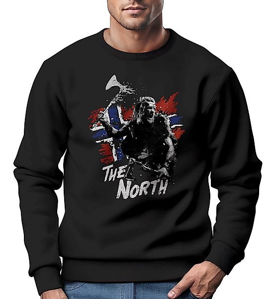 Neverless Sweatshirt Sweatshirt HerrenThe North Wikinger Berserker Norwegen günstig online kaufen