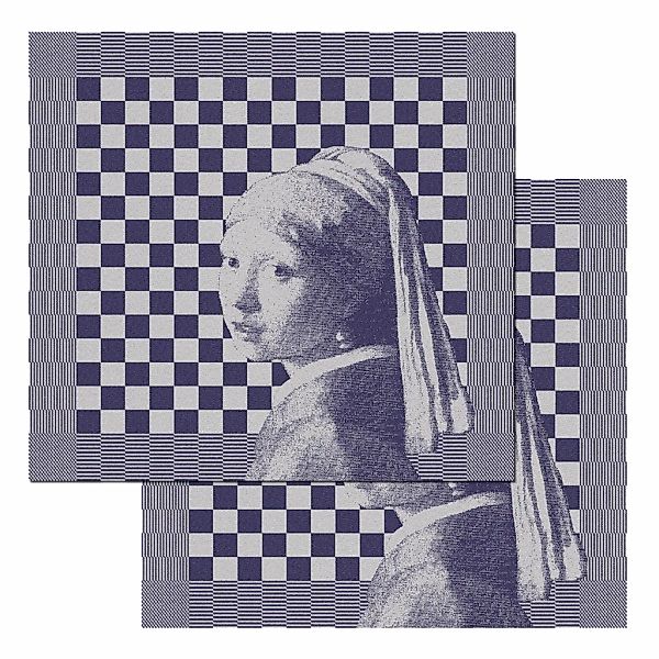 DDDDD Geschirrtuch "DDDDDD Kombi-Set, Girl with a pearl, 60 x 65 cm, (2er-P günstig online kaufen