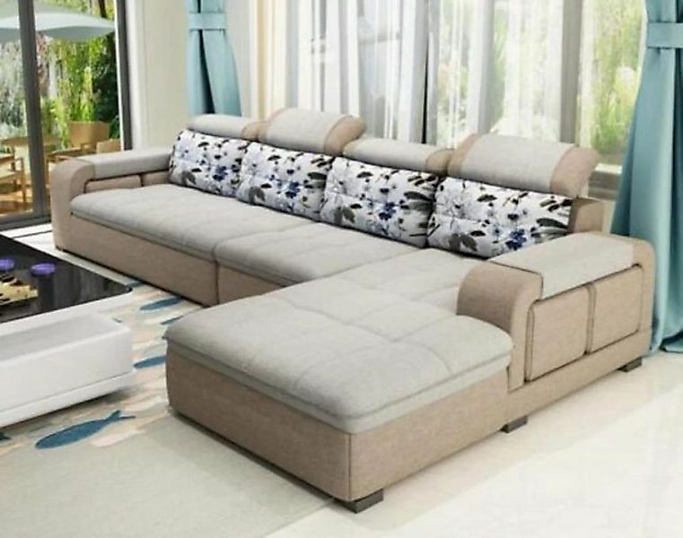 JVmoebel Ecksofa, Ecksofa L-form Eck Polstersofa Sitz Design Couch Sofas St günstig online kaufen