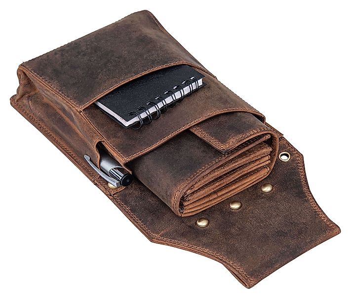 Benthill Geldbörse Kellner Echt Leder Portemonnaie Groß Kellnerbörse Taxibö günstig online kaufen