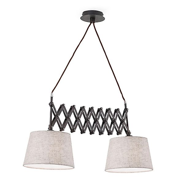 Orion Leuchten Boho Hängeleuchte Factory 100 x 18 cm Antik 2 x E27 günstig online kaufen