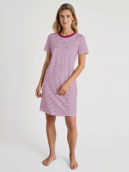 CALIDA Nachthemd "Marine Dreams", Streifen, Pure Cotton, Kurzarm, bequem, S günstig online kaufen