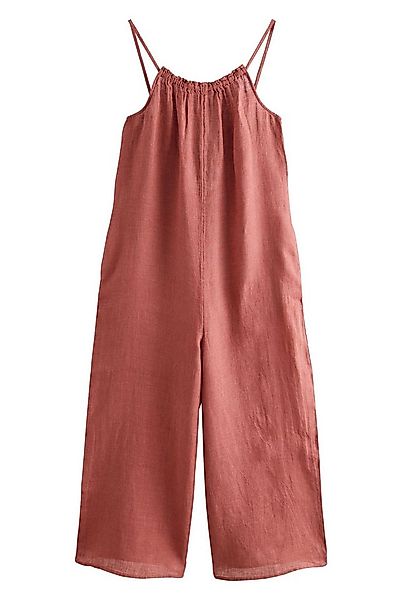 Next Jumpsuit Premium-Jumpsuit mit weitem Bein aus 100 % Leinen (1-tlg) günstig online kaufen