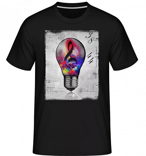 Bunte Glühbirne · Shirtinator Männer T-Shirt günstig online kaufen