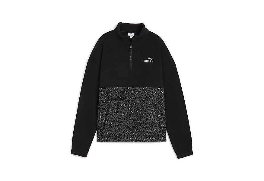 PUMA Sweatshirt Essentials Relaxed Crew Sweatshirt mit Animal-Print Damen günstig online kaufen