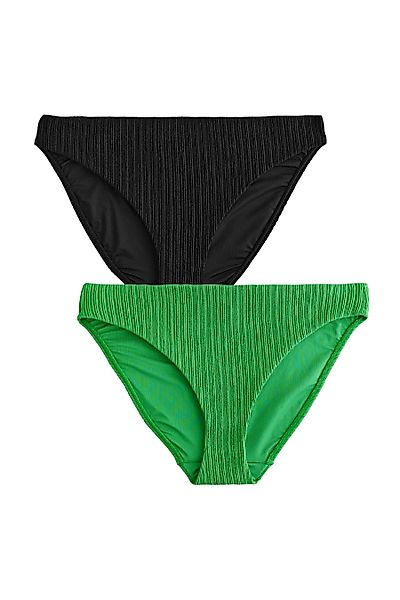 Next Bikini-Hose 2 Gerippte Bikinihosen mit günstig online kaufen