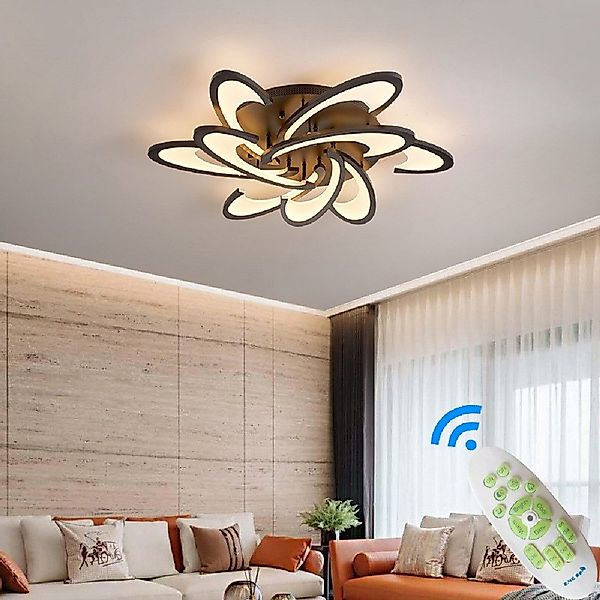Eurotondisplay LED Deckenleuchte LED Deckenleuchte Fernbedienung günstig online kaufen