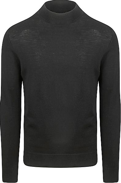 Profuomo Turtleneck Merino Pullover Schwarz - Größe L günstig online kaufen